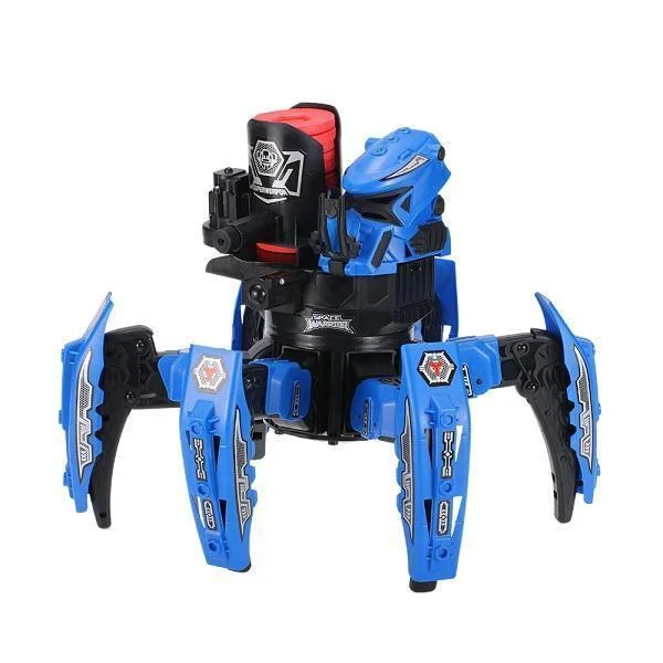 Φωτογραφία προϊόντος: OEM Space Warrior DIY Assembly Battle Robot RC Toy 2.4G Remote Control Andowl Q9005-1 Μπλε