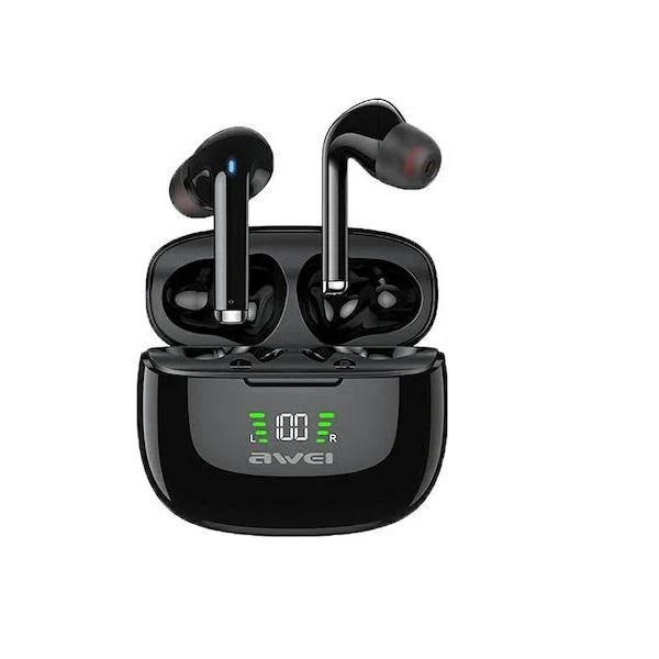 Φωτογραφία προϊόντος: OEM Awei TWS TA8 Earbud Bluetooth Handsfree Ακουστικά με Θήκη Φόρτισης Μαύρα