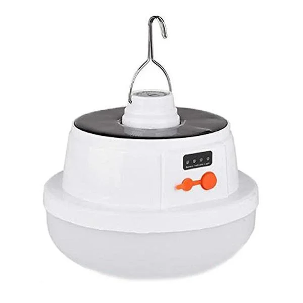 Φωτογραφία προϊόντος: OEM Solar Emergency Charging Lamp Φανάρι Ηλιακό JD-2026 Λευκό