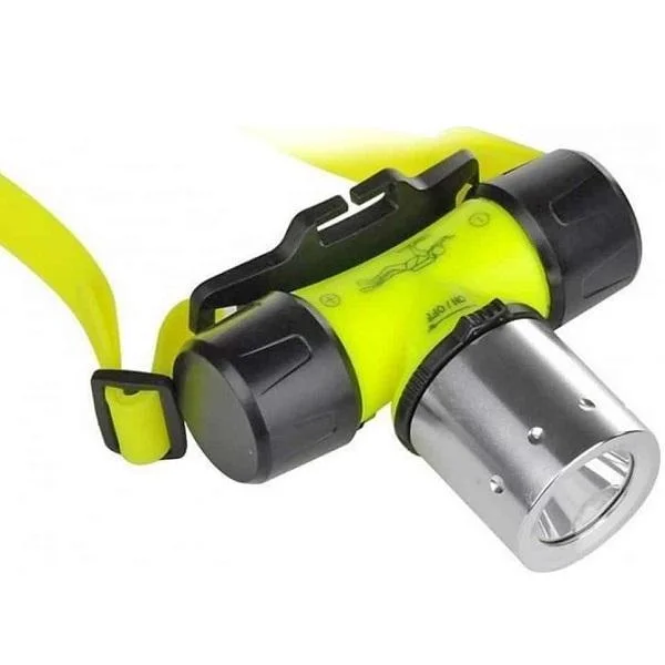 Φωτογραφία προϊόντος: OEM Cree Led T6 Φακός Κατάδυσης Επαναφορτιζόμενος Led Κεφαλής με Φωτεινότητα 800lm για Βάθος έως 50m