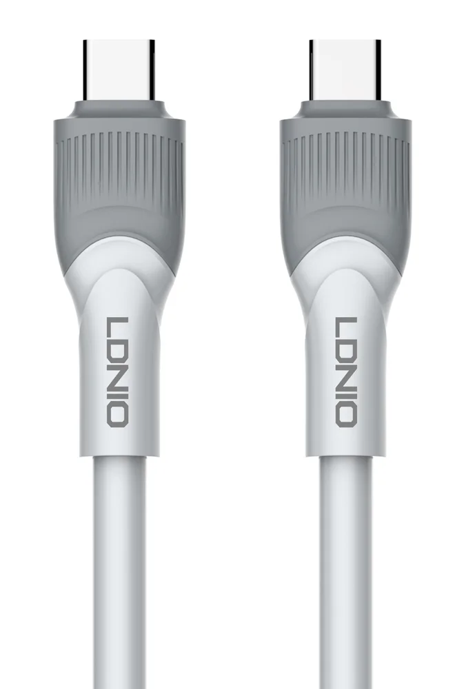 Φωτογραφία προϊόντος: LDNIO καλώδιο USB-C σε USB-C LC601C, 100W PD, 1m, γκρι