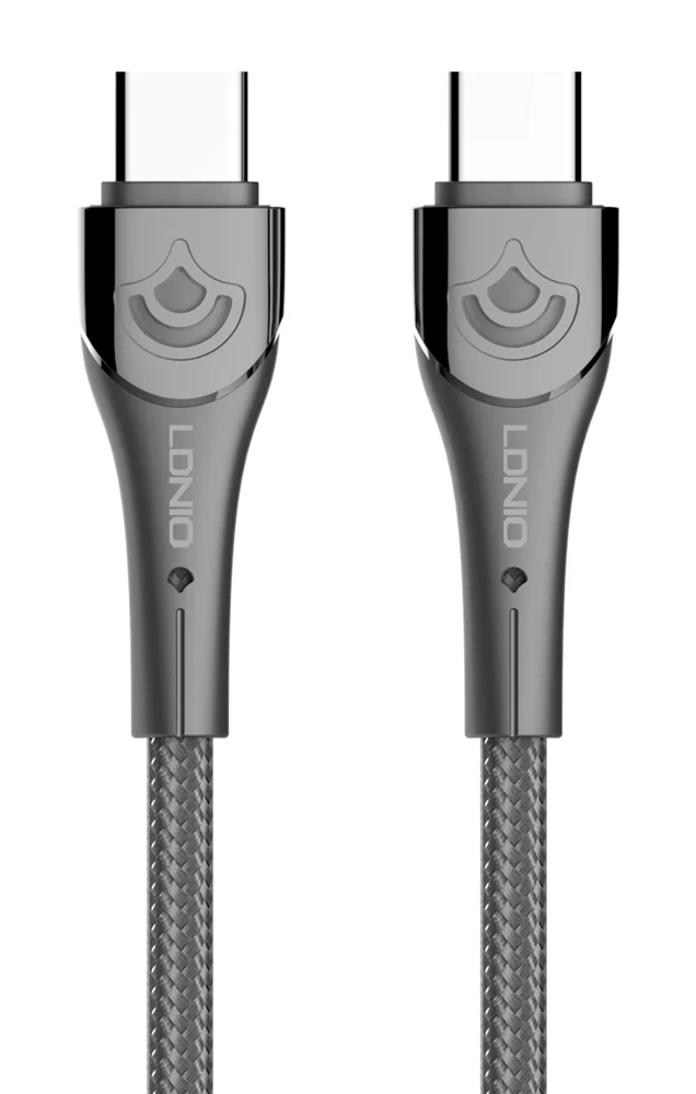 Φωτογραφία προϊόντος: LDNIO καλώδιο USB-C σε USB-C LC861C, 65W PD, 1m, γκρι