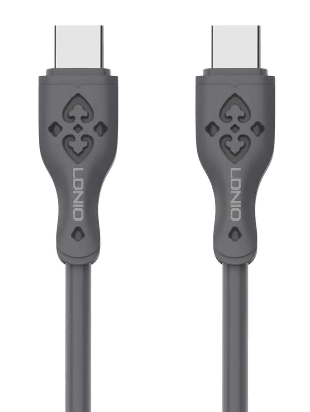 Φωτογραφία προϊόντος: LDNIO καλώδιο USB-C σε USB-C LC811C, 65W PD, 1m, γκρι
