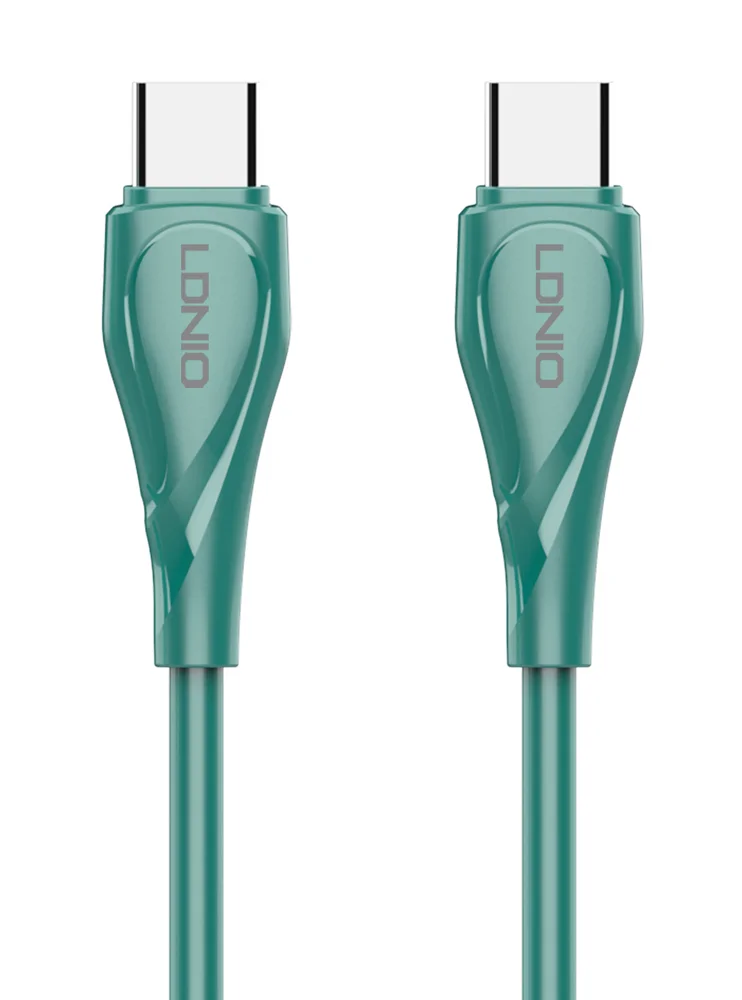 Φωτογραφία προϊόντος: LDNIO καλώδιο USB-C σε USB-C LC611C, 65W PD, 1m, πράσινο