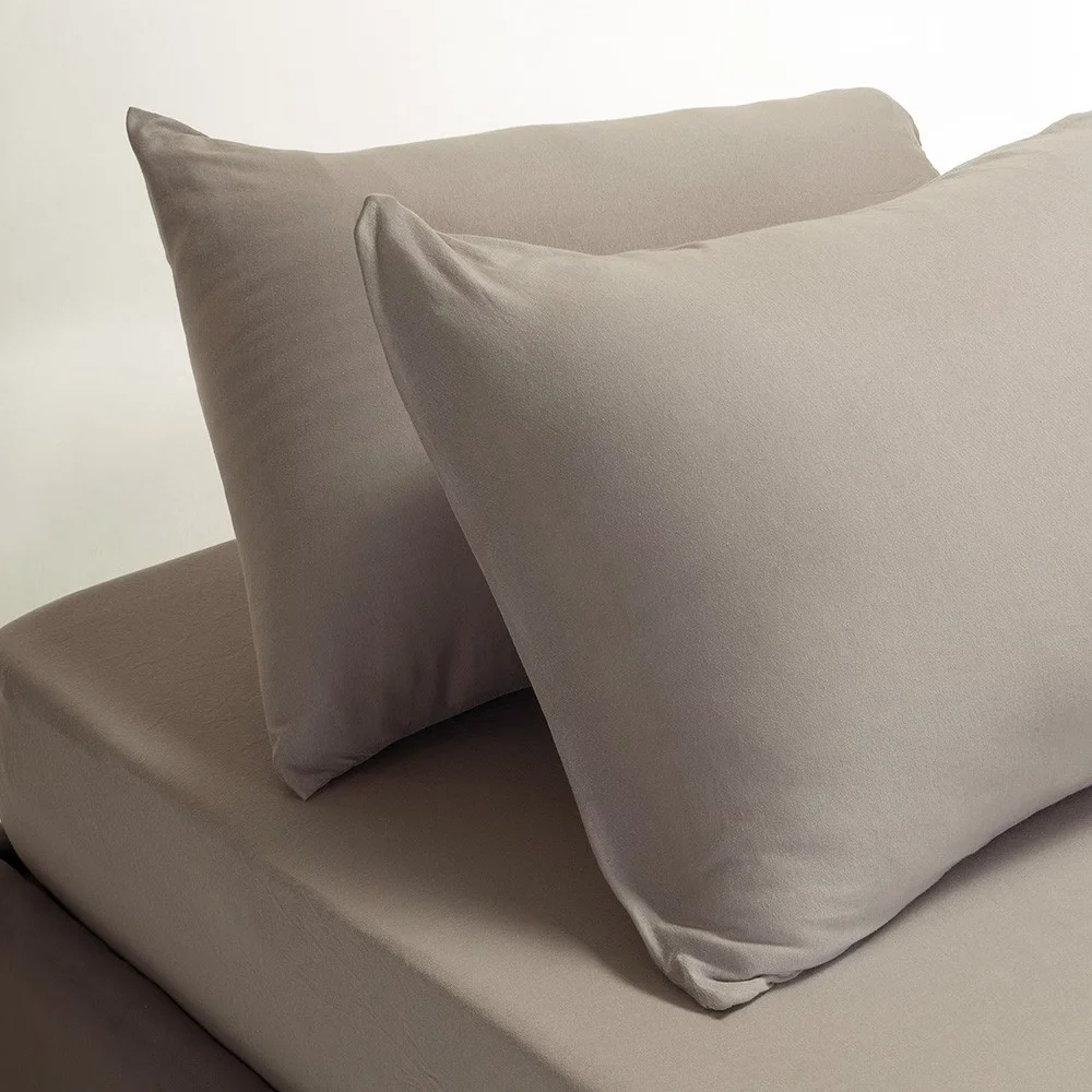 Φωτογραφία προϊόντος: Melinen Home Σεντονι Jersey (σετ 3 Τεμ.) 160χ200+35 Light Grey