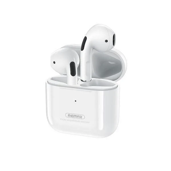 Φωτογραφία προϊόντος: OEM Remax TWS-10i Earbud Bluetooth Handsfree Ακουστικά με Αντοχή στον Ιδρώτα και Θήκη Φόρτισης Λευκά