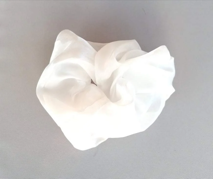 Φωτογραφία προϊόντος: Oversized scrunchies XL-009 Λευκό