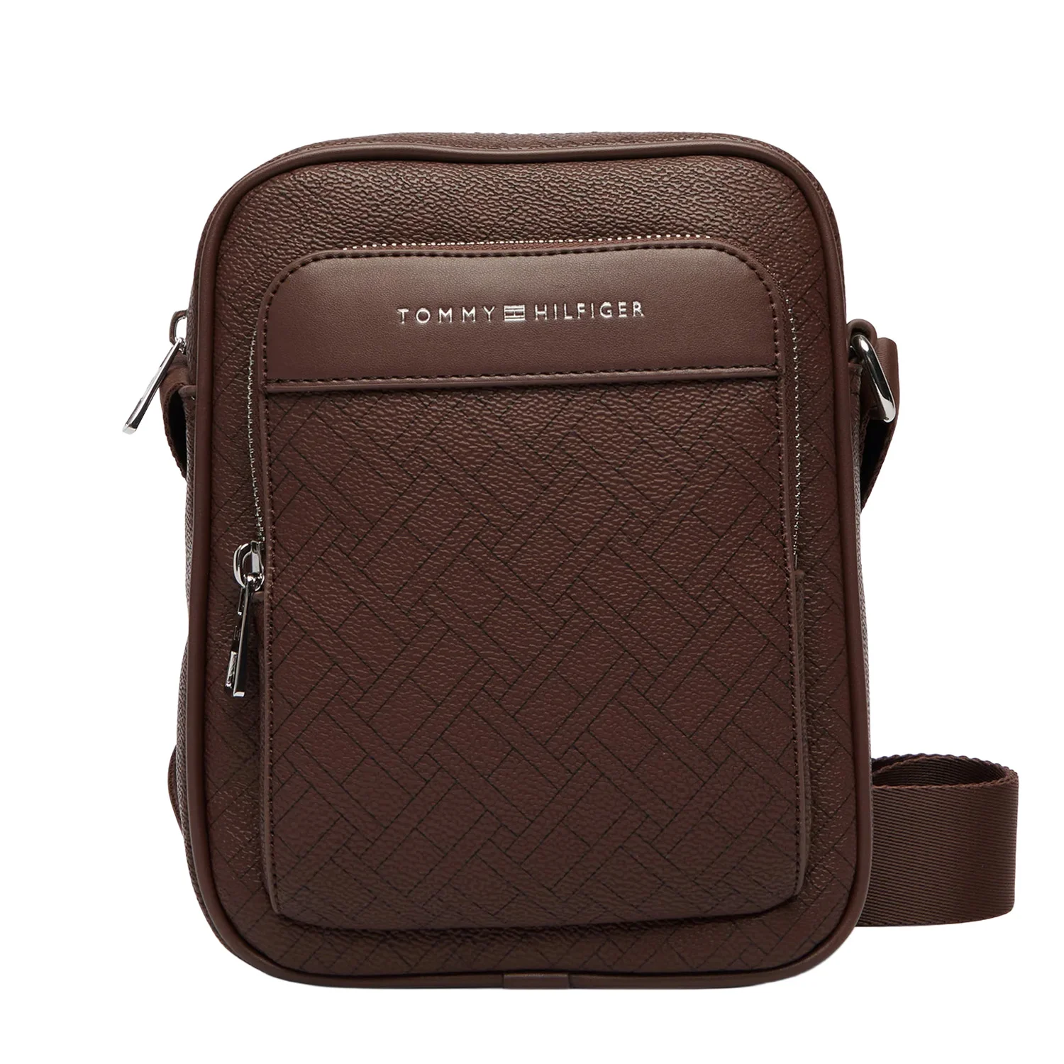 Φωτογραφία προϊόντος: ΑΝΔΡΙΚΕΣ ΤΣΑΝΤΕΣ TOMMY HILFIGER COFFEE BEAN FLAG MONOGRAM MINI REPORTER AM0AM14138-GB6
