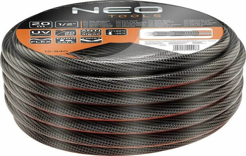 Φωτογραφία προϊόντος: NEO TOOLS Λάστιχο ποτίσματος PROFESSIONAL 1/2 30m 15-841