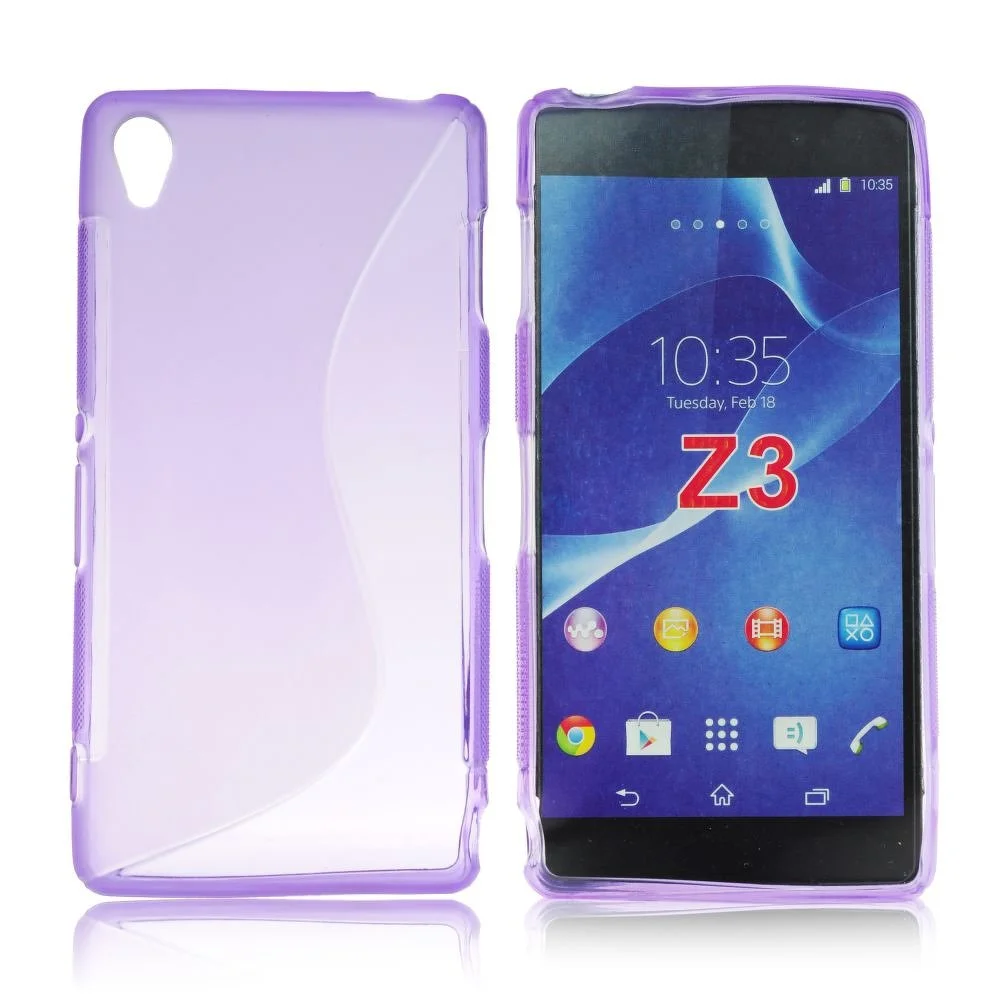Φωτογραφία προϊόντος: ΟΕΜ Θήκη Back Cover S-Line για Sony Xperia Z3 (Μωβ)