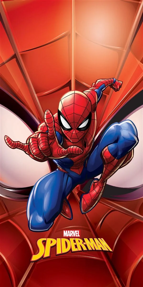 Φωτογραφία προϊόντος: Πετσέτα Θαλάσσης Quick Dry Marvel Spider-Man 669 70X140 Red 100% Microfiber