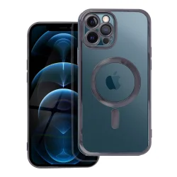 Φωτογραφία προϊόντος: TPU MAG ELECTRO IPHONE 12 PRO MAX trans black backcover