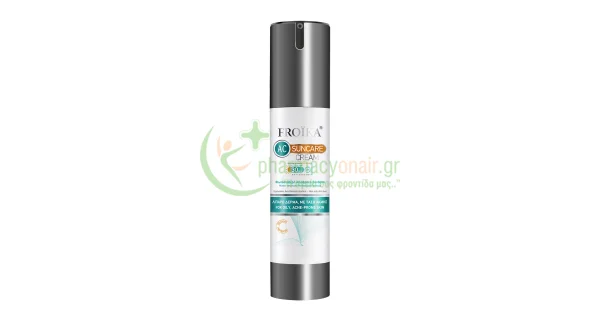 Φωτογραφία προϊόντος: Froika Suncare AC Cream SPF 30, Αντιηλιακή Κρέμα Υψηλής Προστασίας για Λιπαρό Δέρμα με Τάση Ακμής, 40ml