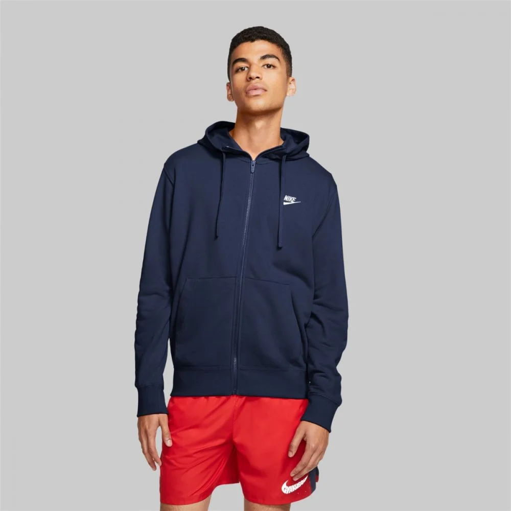 Φωτογραφία προϊόντος: Nike NSW Full Zip Hoodie Ανδρική Ζακέτα Μπλε