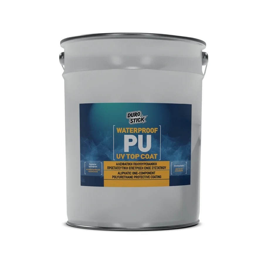 Φωτογραφία προϊόντος: DUROSTICK Waterproof PU UV top coat Λευκό 19KG