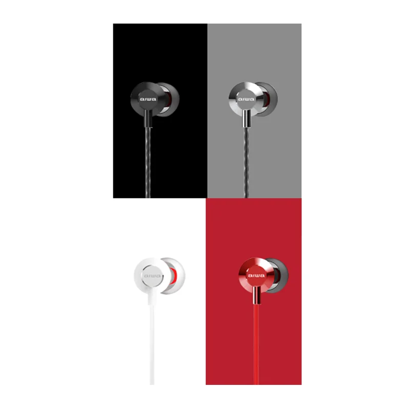 Φωτογραφία προϊόντος: AIWA STEREO 3,5MM IN-EAR WITH REMOTE AND MIC - ESTM-50WT