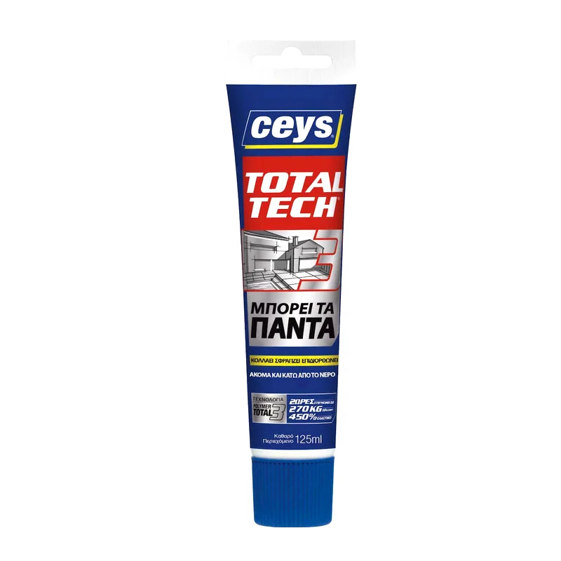 Φωτογραφία προϊόντος: Ceys Total Tech Σφραγιστική Συγκολλητική Μαστίχη 125ml