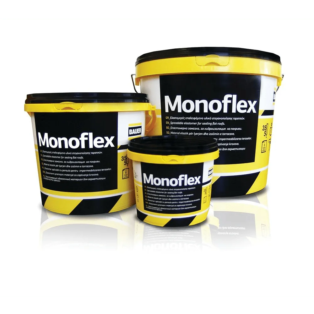 Φωτογραφία προϊόντος: MONOFLEX BAUER μονωτικό ταράτσας 9Lt Κεραμιδί