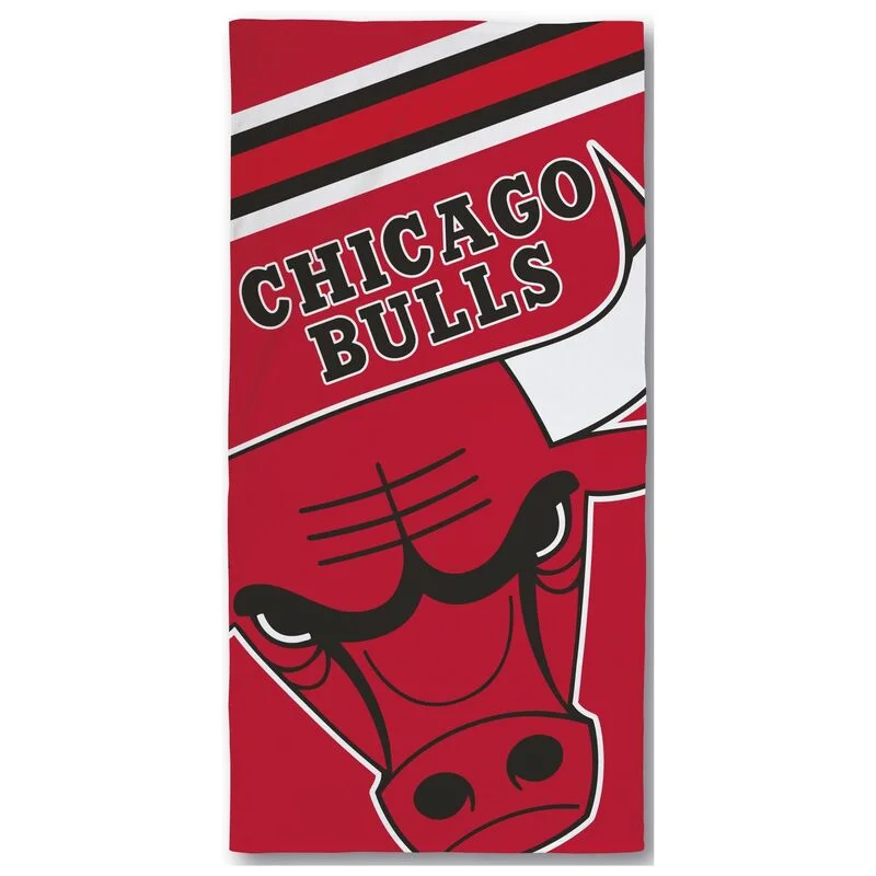 Φωτογραφία προϊόντος: Πετσέτα θαλάσσης Chicago Bulls cotton beah towel 70x140cm