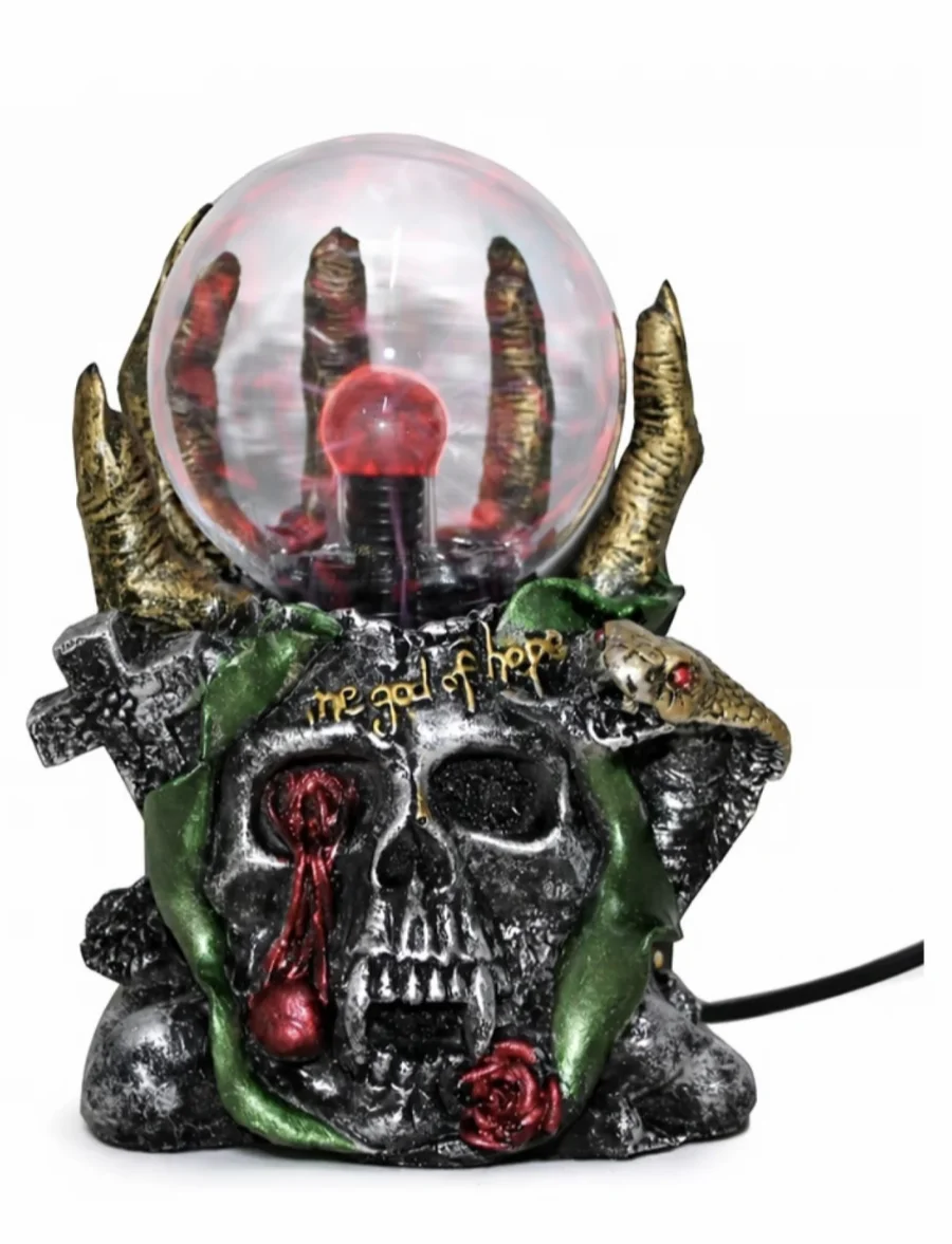 Φωτογραφία προϊόντος: OEM Μαγική Σφαίρα Plasma-Magic Plasma light ball Lamp Skull -The God Of Hope