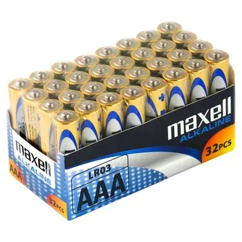 Φωτογραφία προϊόντος: MAXELL AAA 32 τεμάχια αλκαλικές μπαταρίες 1.5V
