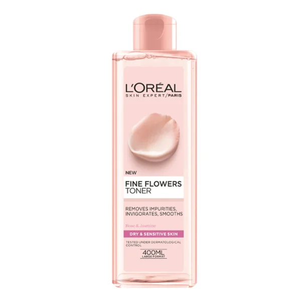 Φωτογραφία προϊόντος: L'Oreal Fine Flowers Τονωτική Λοσιόν Για Ξηρή/Ευαίσθητη Επιδερμίδα 400ml
