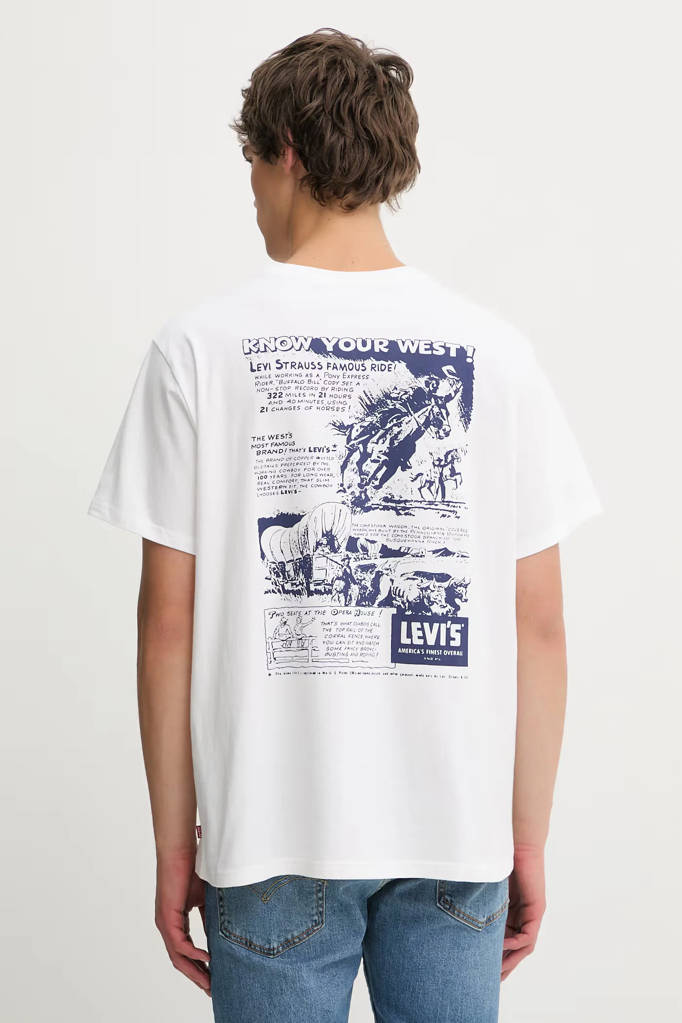 Φωτογραφία προϊόντος: LEVI'S LOGO RELAXED FIT T-SHIRT MEN LEVI'S ΛΕΥΚΟ- ΜΠΛΕ (16143-2447)