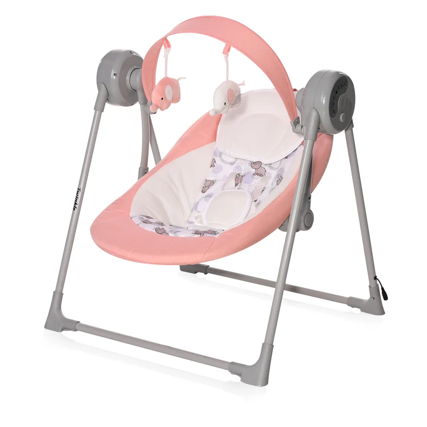 Φωτογραφία προϊόντος: LORELLI - BABY SWING TWINKLE PINK RHINO - 10090080003