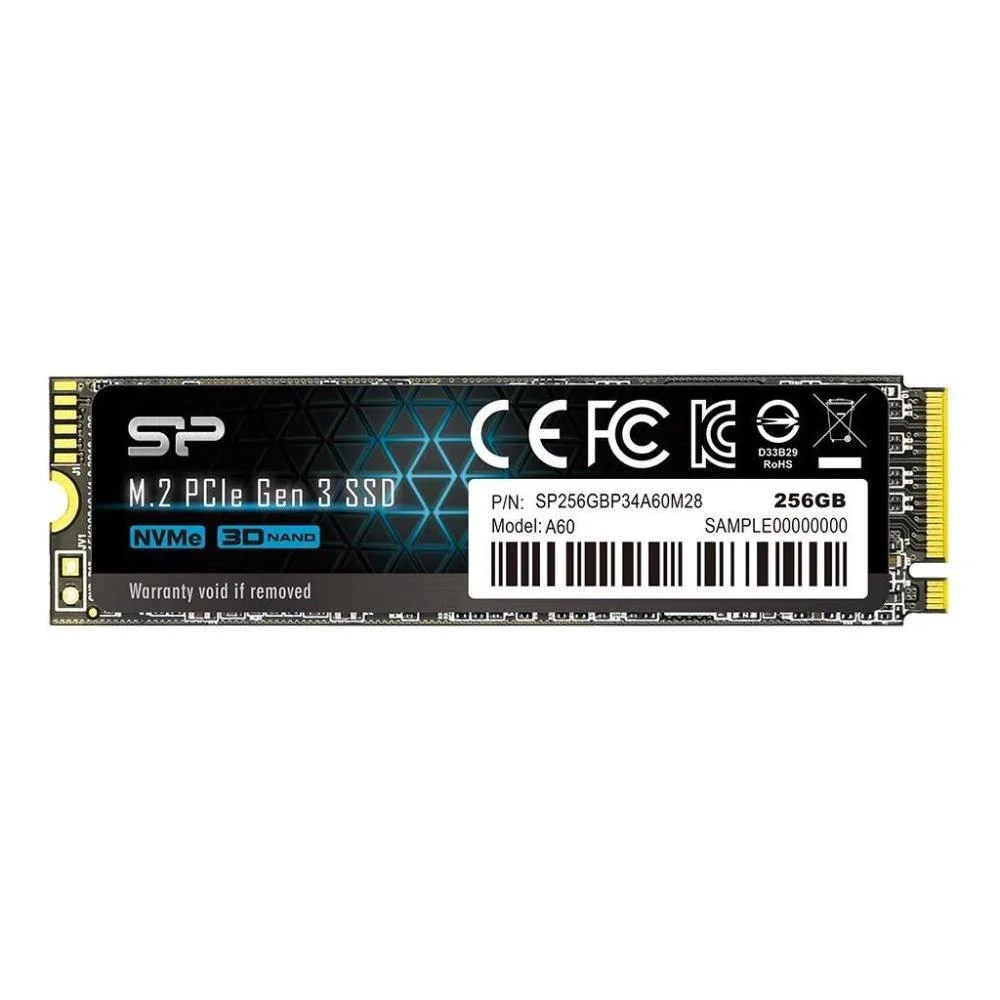 Φωτογραφία προϊόντος: Silicon Power P34A60 M.2 256 GB PCI Express SLC NVMe