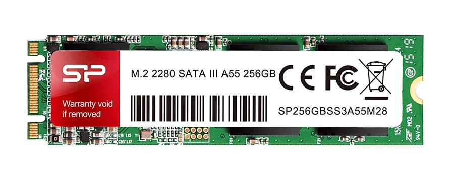 Φωτογραφία προϊόντος: SILICON POWER SSD A55, 256GB, M.2 2280, SATA III, 560-530MB/s