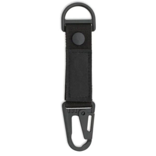 Φωτογραφία προϊόντος: Μπρελόκ Νylon Key-Ring With Snap Hook Black 16288 | Albainox