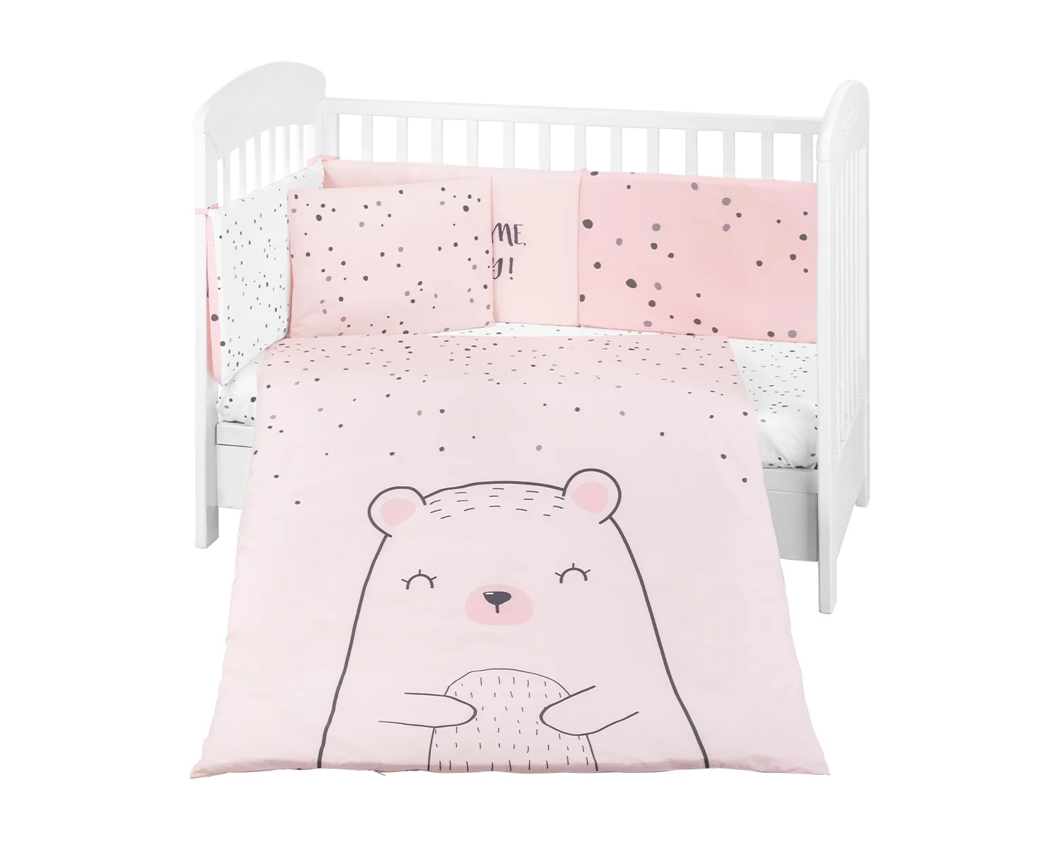 Φωτογραφία προϊόντος: Kikka Boo - Bedding set 6pcs 70/140 Bear with me Pink - 41101060120