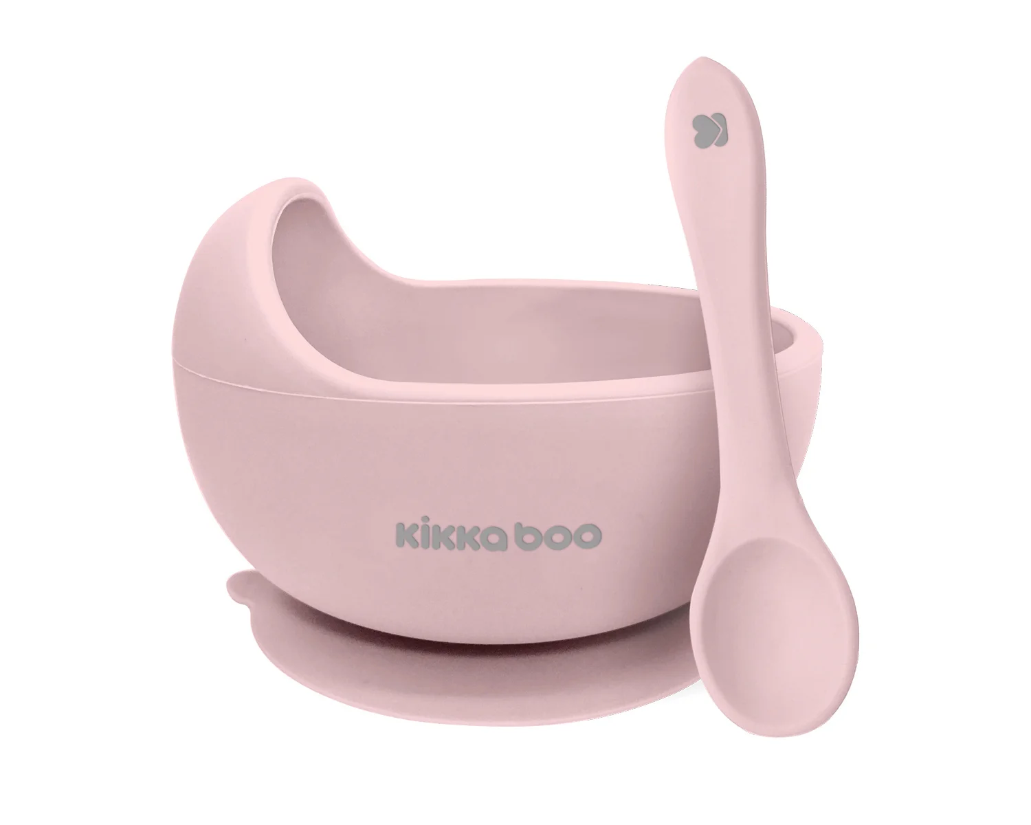 Φωτογραφία προϊόντος: Kikka Boo - Silicone bowl with spoon Yummy Pink - 31302040114