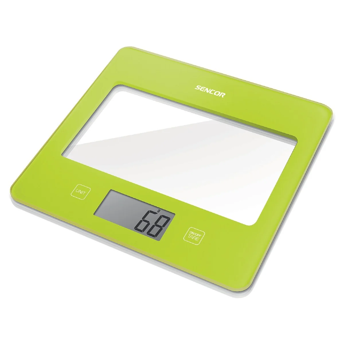 Φωτογραφία προϊόντος: Ζυγαριά Κουζίνας 5kg UltraSlim Glass Sencor SKS 5031GR Πρασινή