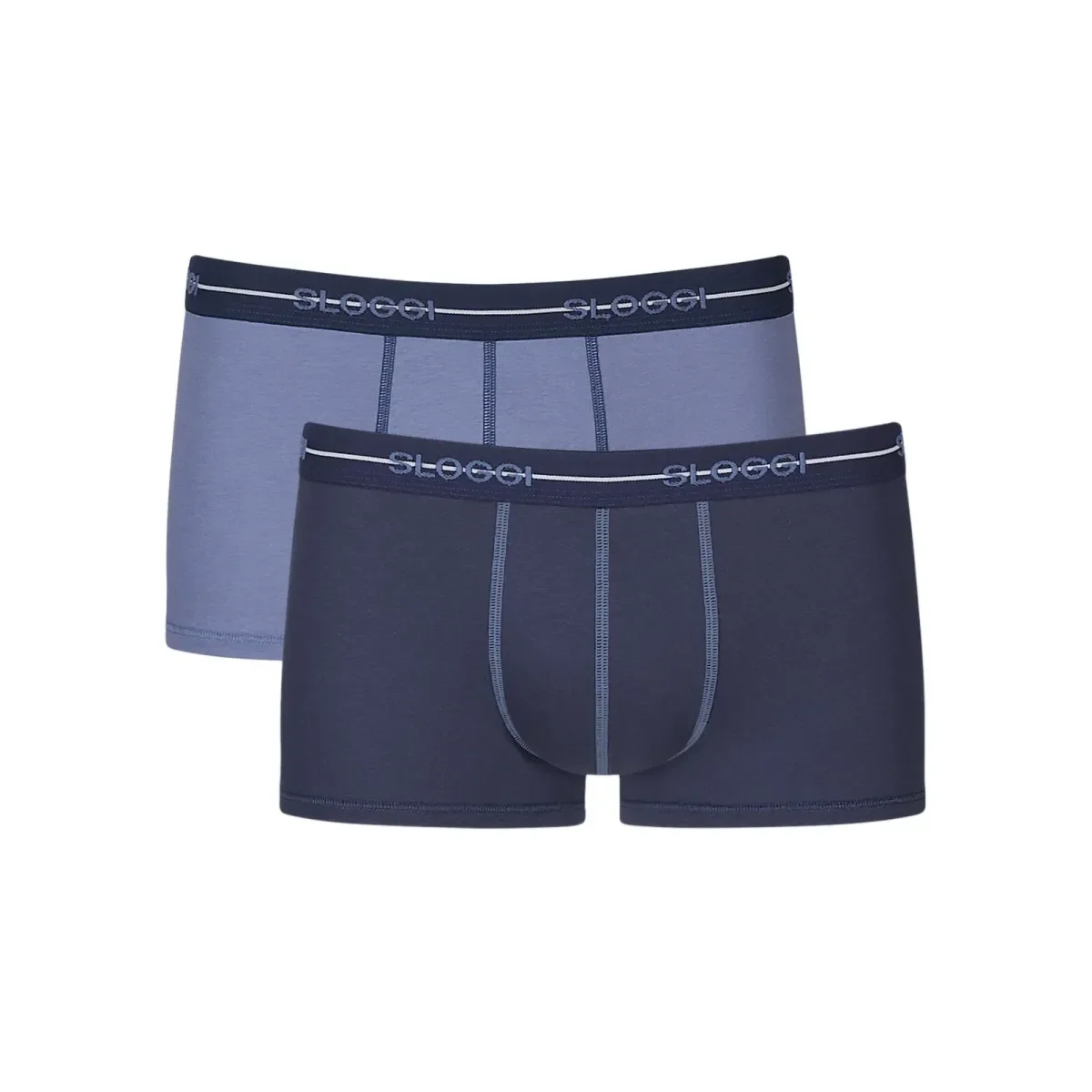 Φωτογραφία προϊόντος: Sloggi Ανδρικό Boxer Start Hipster Box - Διπλό Πακέτο, Χρώμα Μπλε-Ανοιχτό Μπλε