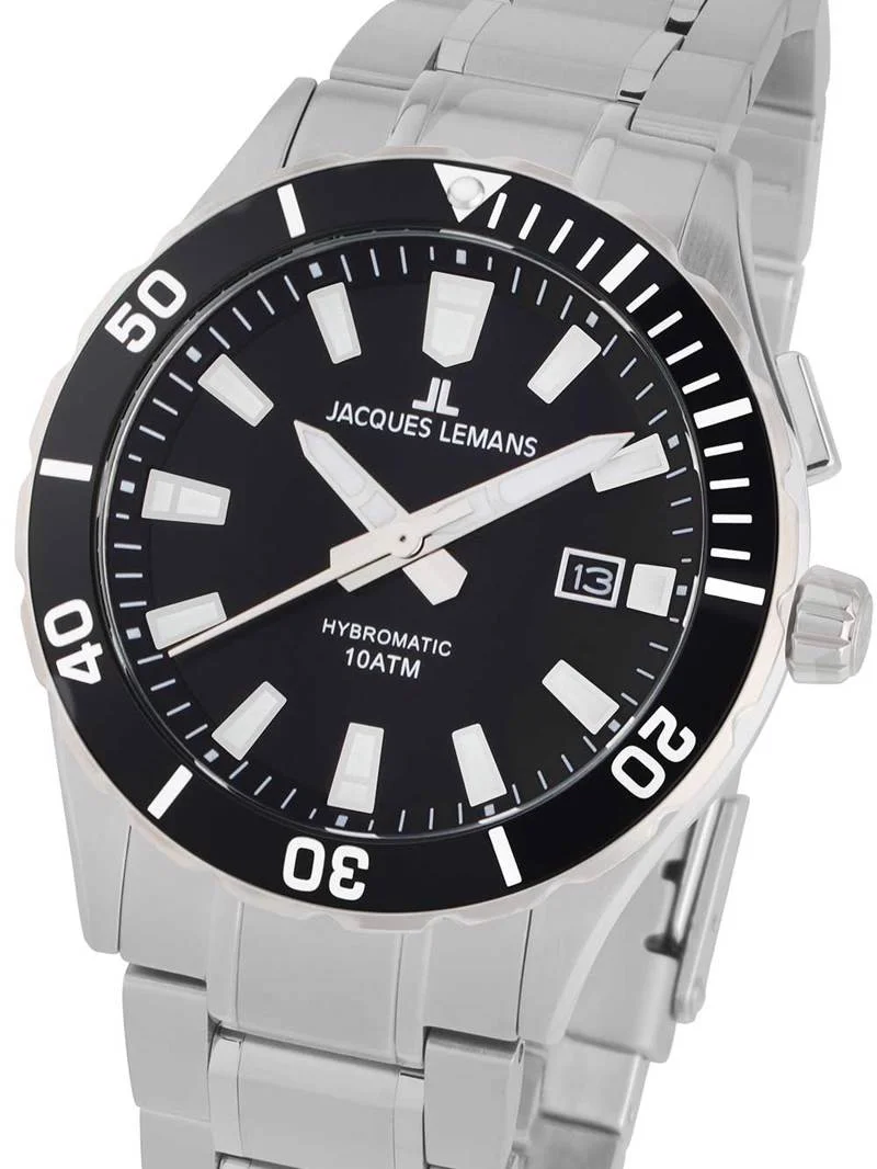 Φωτογραφία προϊόντος: Jacques Lemans 1-2131D Hybromatic Mens Watch 43mm 10ATM
