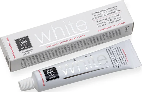 Φωτογραφία προϊόντος: Apivita White οδοντόκρεμα με μαστίχα & πρόπολη 75ml