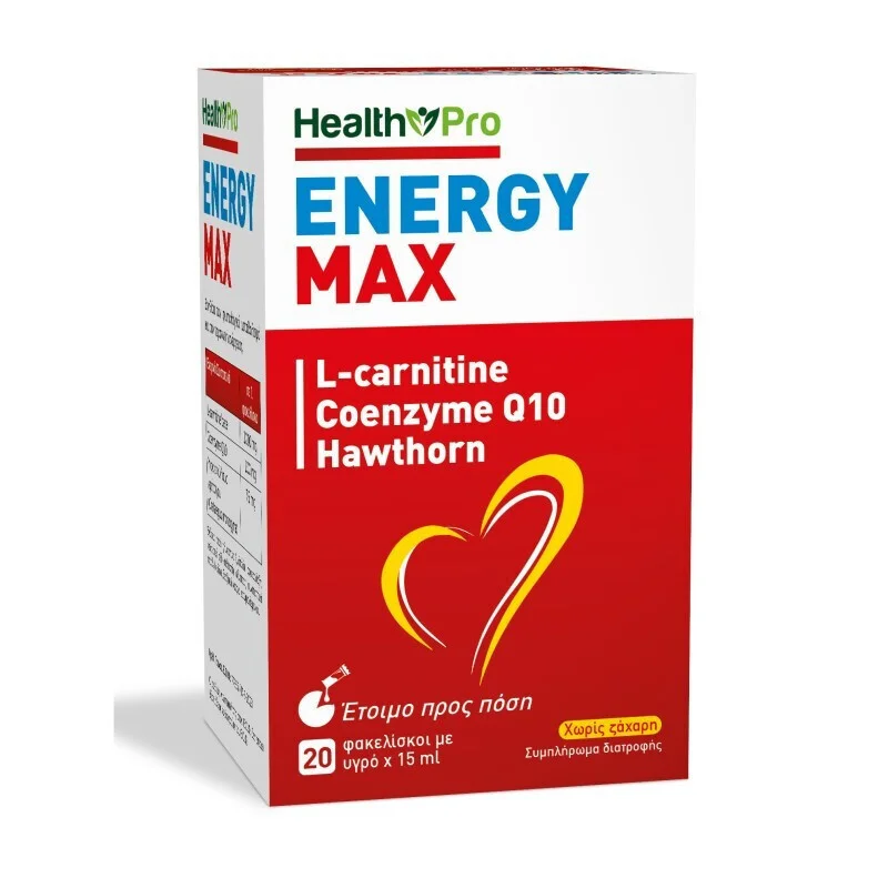 Φωτογραφία προϊόντος: Health Pro Energy Max 1000mg 20 φακελίσκοι