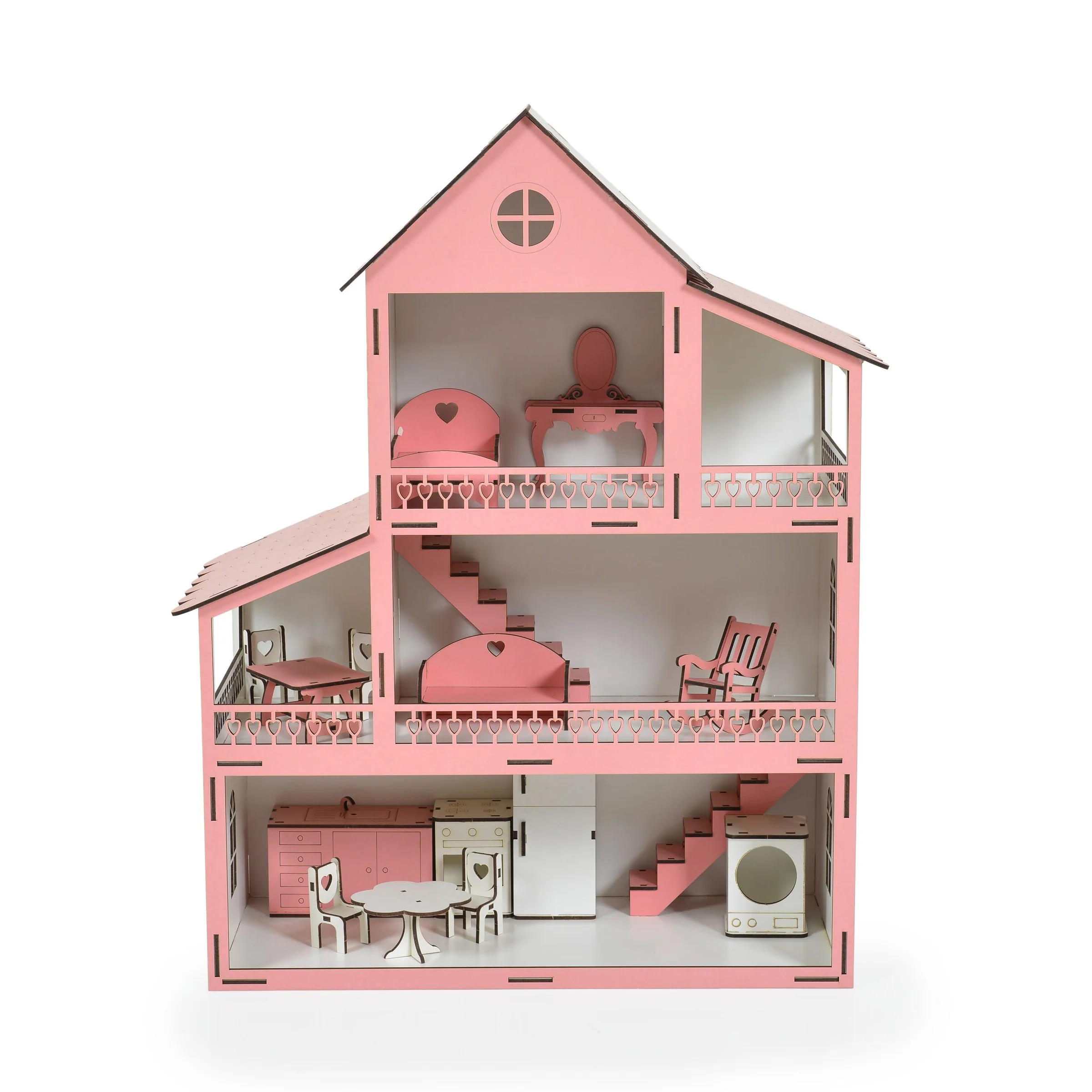 Φωτογραφία προϊόντος: MONI TOYS - Wooden house Lilly EV10 - 3800146223175