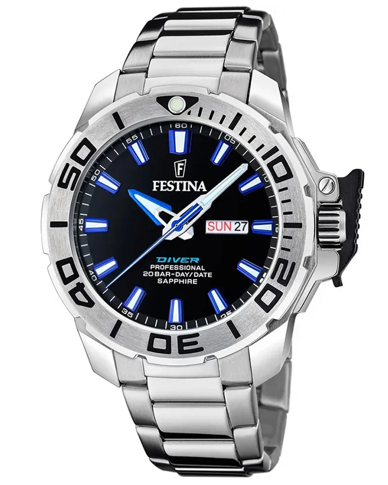 Φωτογραφία προϊόντος: Festina Ρολόι Μπαταρίας με Ασημί Μεταλλικό Μπρασελέ F20665/3