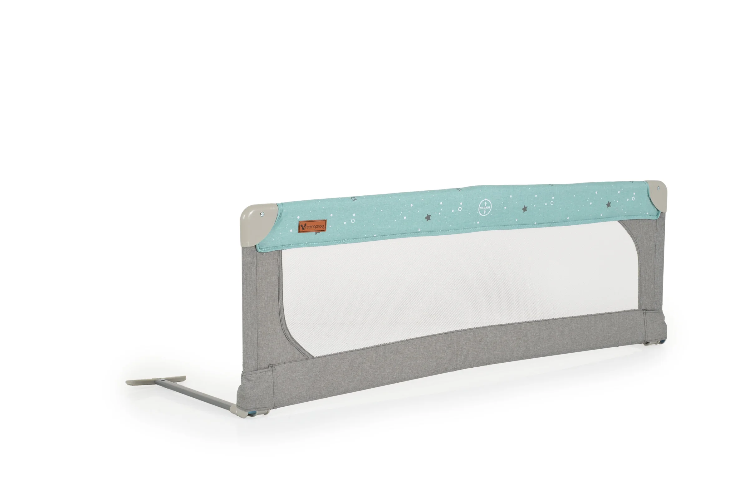 Φωτογραφία προϊόντος: CANGAROO - Linen bed rail 130 cm mint - 3800146249243