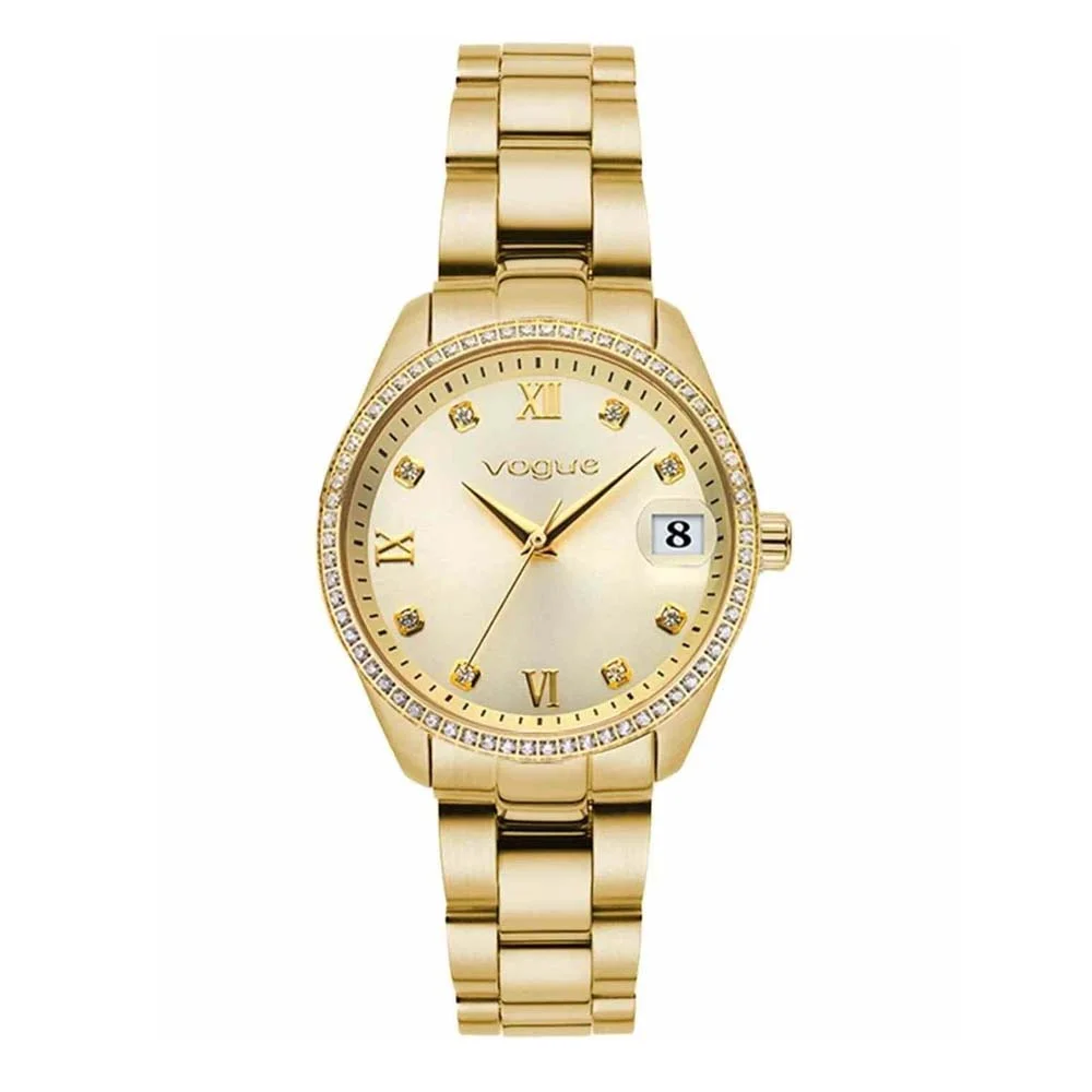 Φωτογραφία προϊόντος: Ρολόι Γυναικείο Yellow Stainless Steel Reina Medium Vogue 2020614247