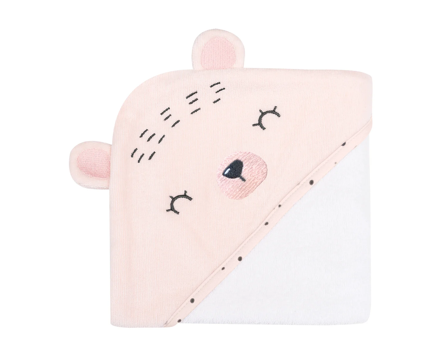Φωτογραφία προϊόντος: Kikka Boo - Hooded towel 90/90 cm Bear with me Pink - 31104010059