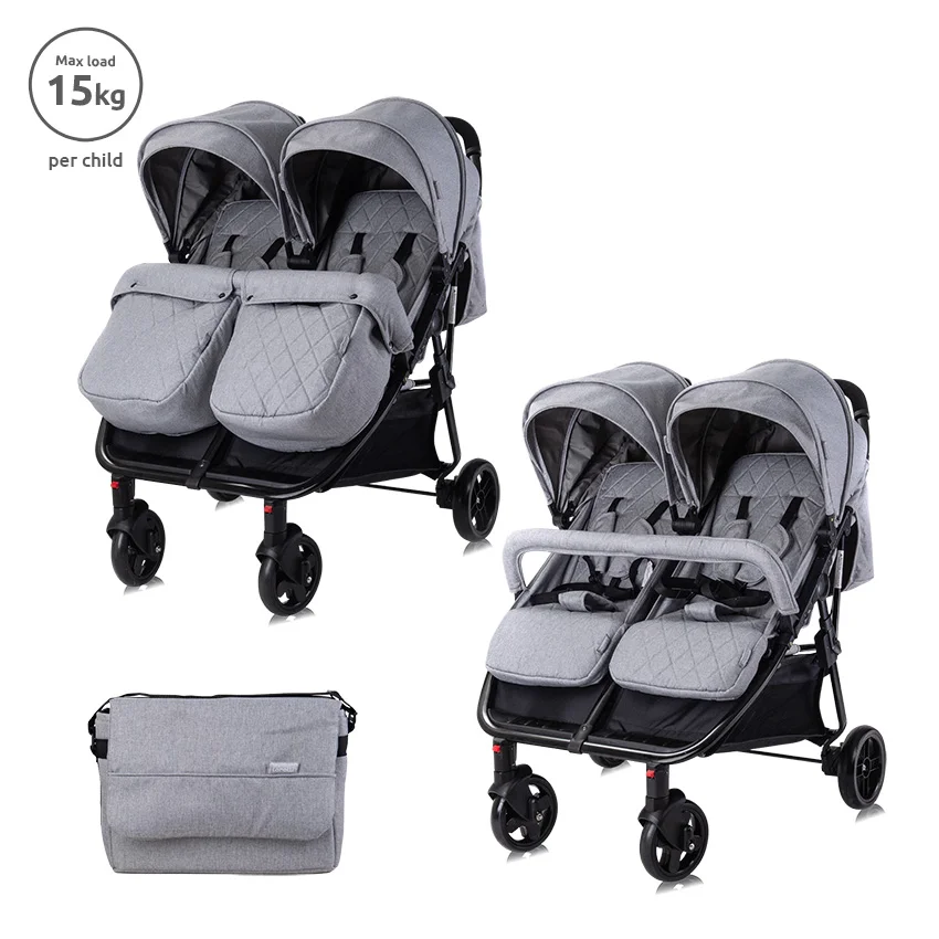 Φωτογραφία προϊόντος: LORELLI - Baby Stroller DUO+BAG Cool Grey