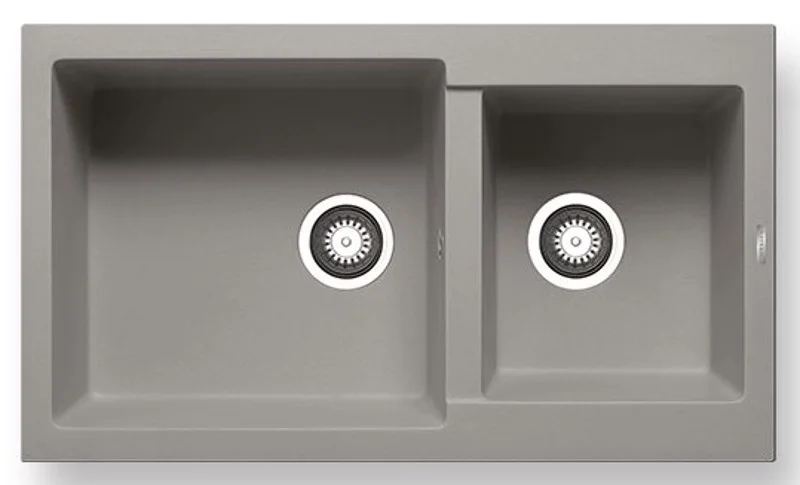 Φωτογραφία προϊόντος: Pyramis Alazia 1 3/4B Industrial Grey Ένθετος Νεροχύτης 86x50cm 070106711