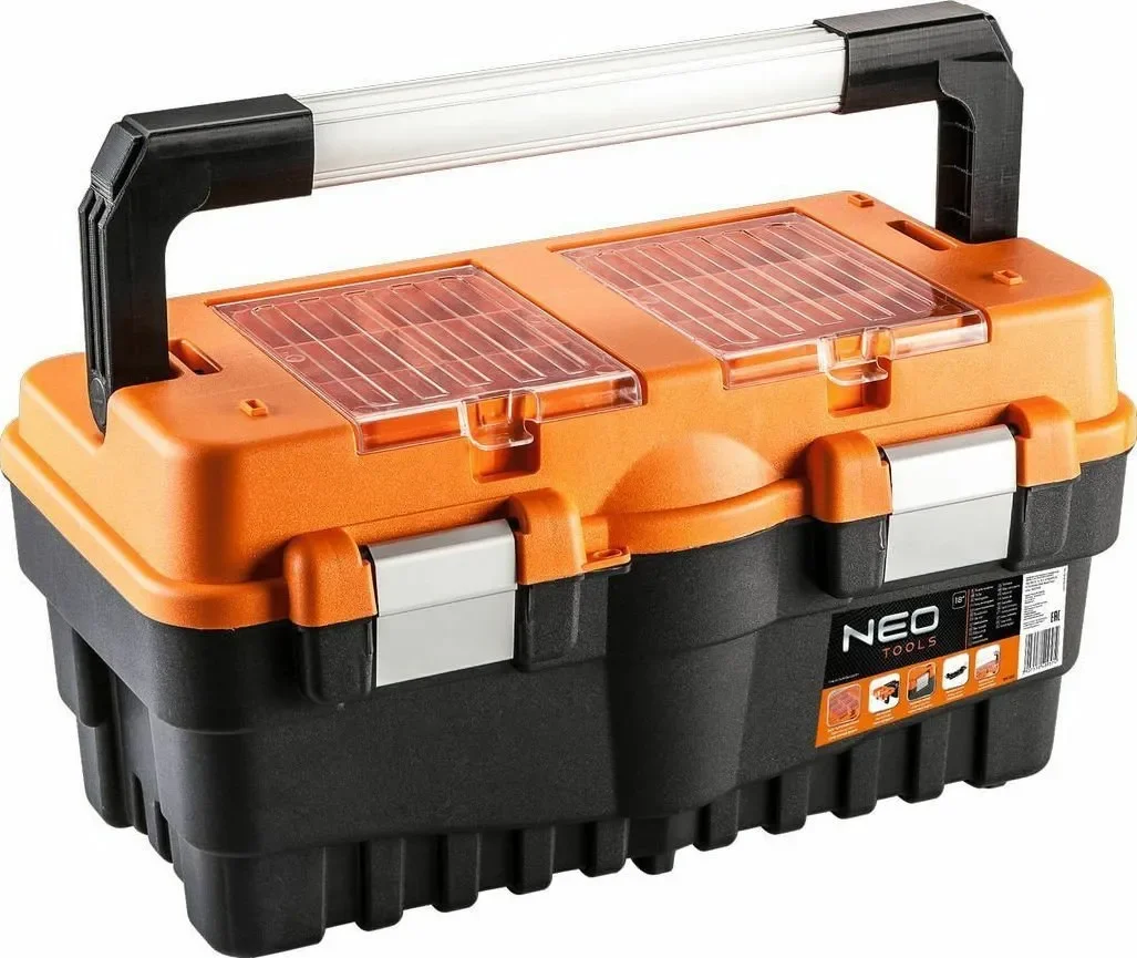 Φωτογραφία προϊόντος: NEO TOOLS Εργαλειοθήκη με σκαφάκι 18 84102