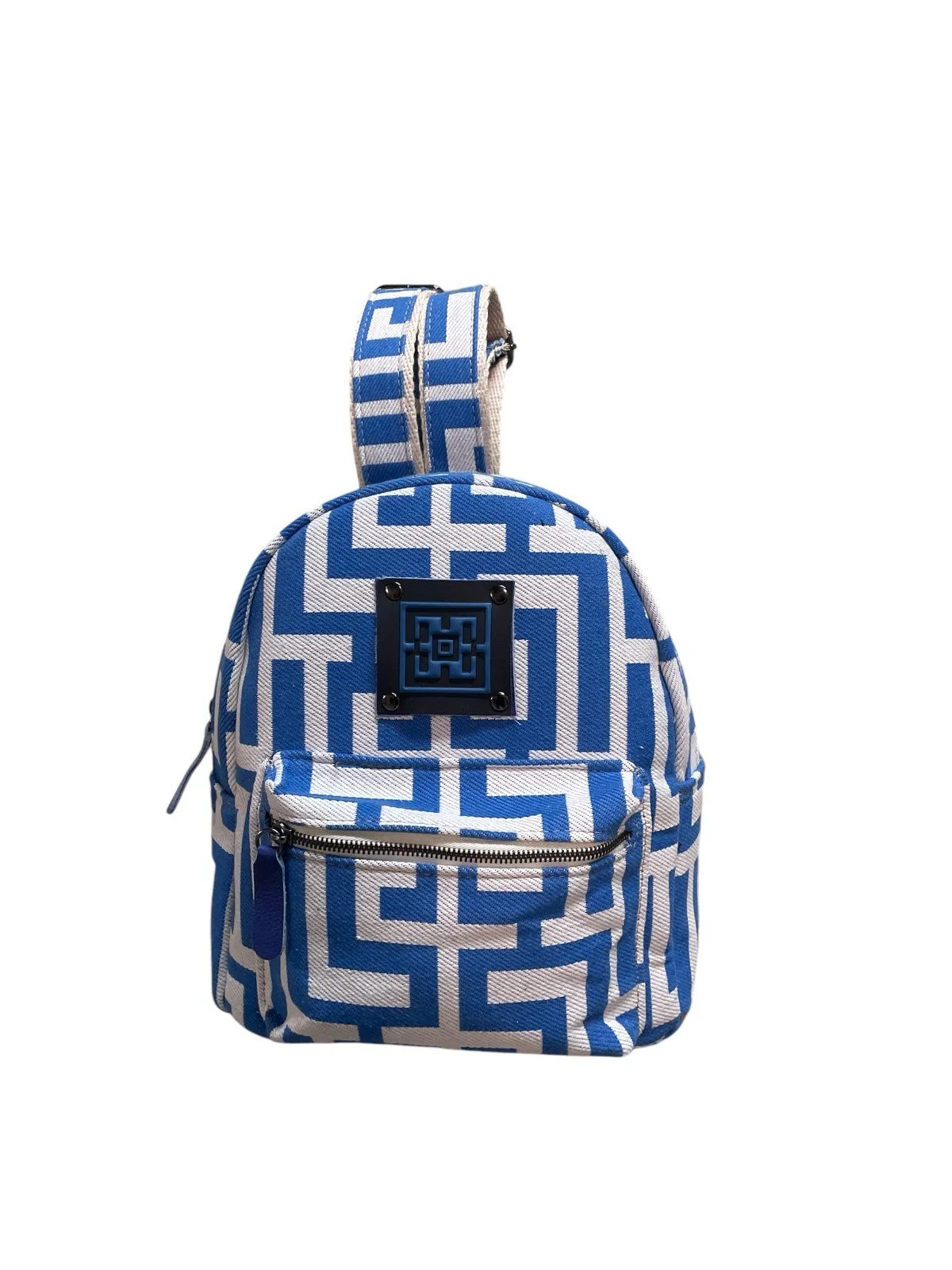 Φωτογραφία προϊόντος: Midneto Theros Blue Beige Labyrinth Bag