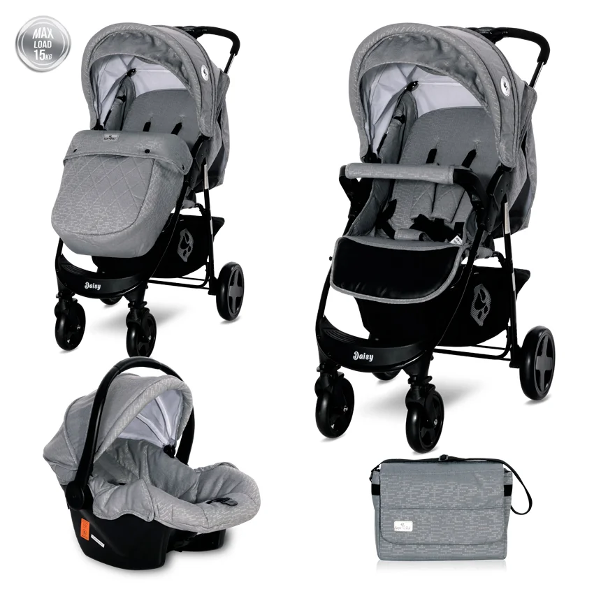 Φωτογραφία προϊόντος: LORELLI - BABY STROLLER DAISY BASIC SET COOL GREY - 10021642123