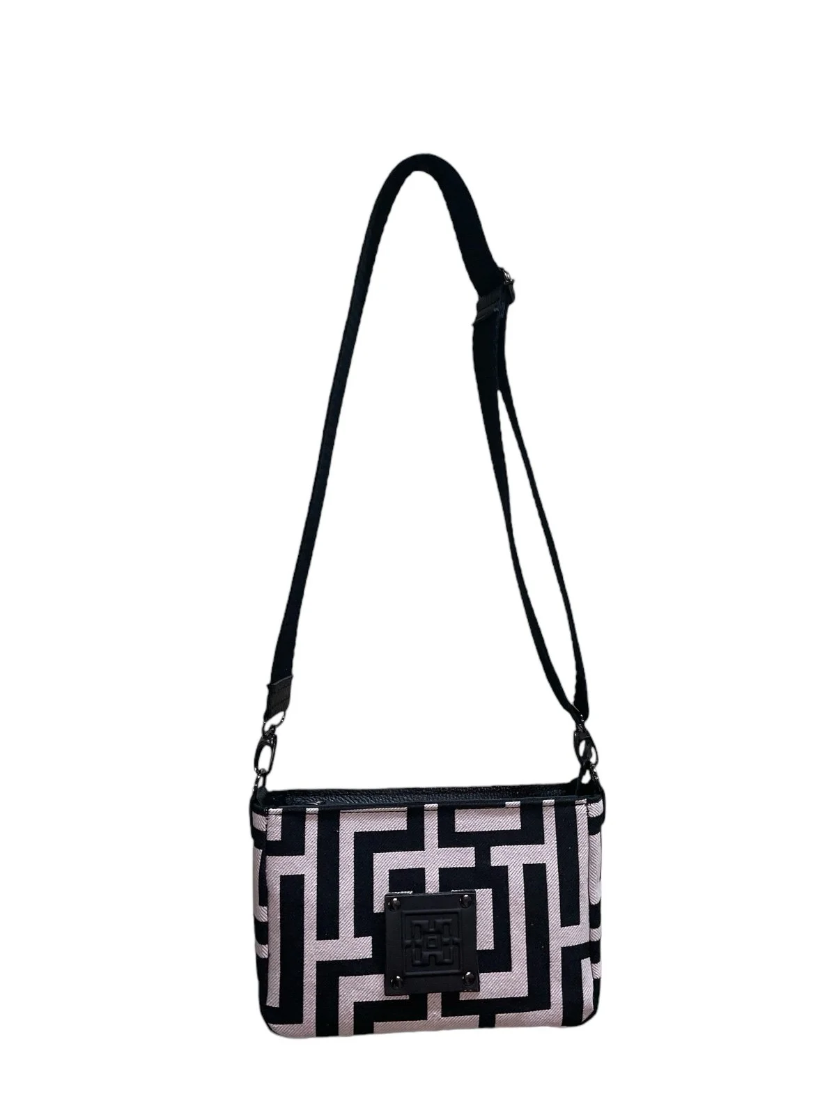 Φωτογραφία προϊόντος: Midneto MD 001 Beige Black Labyrinth Bag