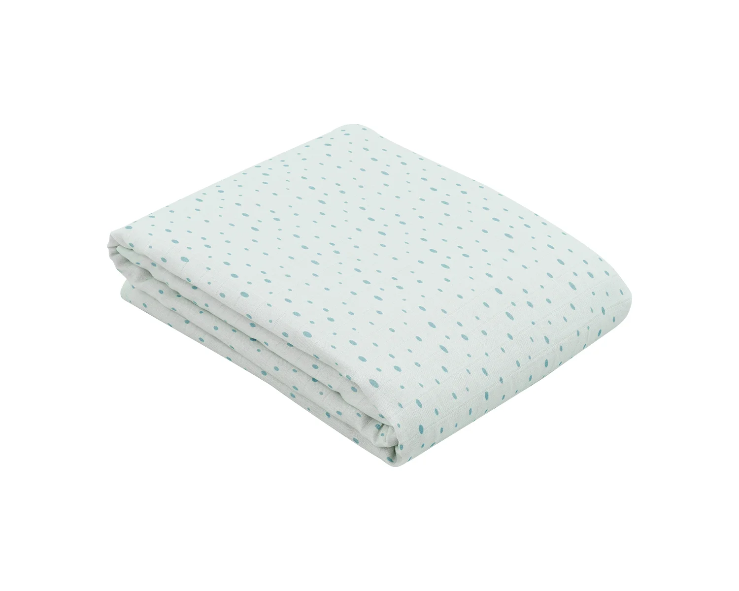 Φωτογραφία προϊόντος: Kikka Boo - Double layer muslin blanket 100x100 cm Dots Blue - 31103010065